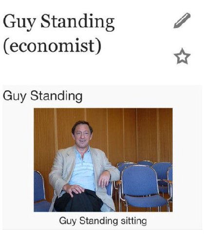 Guy Standing (economist) Guy Standing Guy Standing sitting