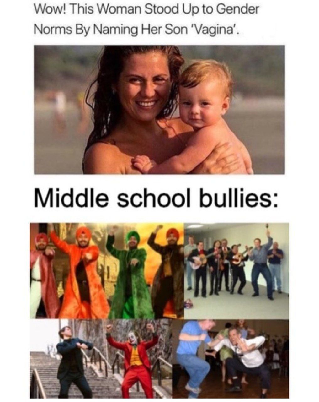Wow! This Woman Stood Up to Gender Norms Naming Her Son ‘Vagina’. Middle school bullies: Сол. 4