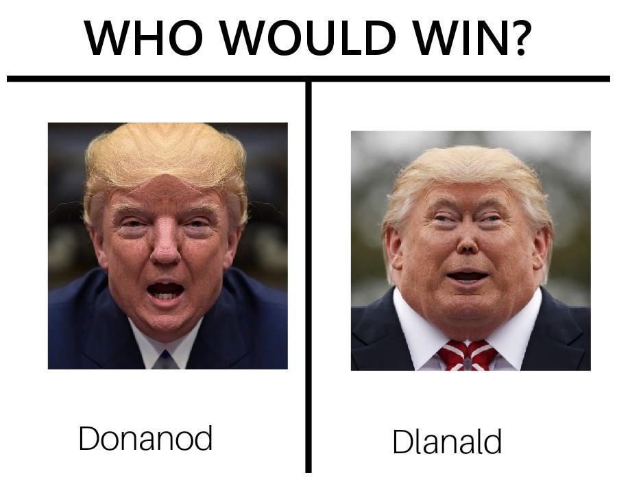 WHO WOULD WIN? Donanod Dlanald
