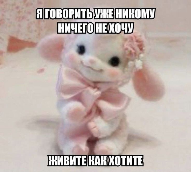 Я ГОВОРИТЬУ НЕ НИКОМУ НИЧЕГО HE XOUY: 4 ВАК