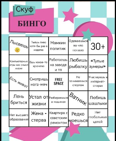 пьёшь пиво Одеваешься Мамкин отя-бы раз в во что неделю политик попало 0+ Компьютерные какое-то Работаешь| Любишь «Тупые игры как смысл жизни хрючево на заводе итп Не |Участвуешь в занимаешься интерне