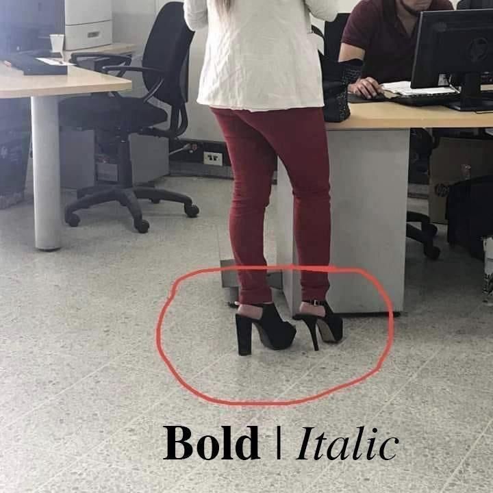 Bold /talic