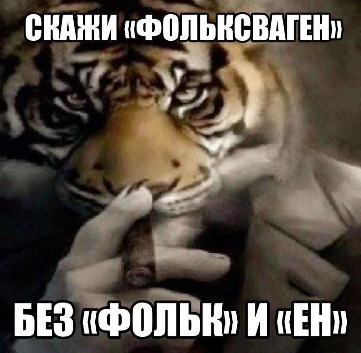 СКАЖИ "ФОЛЬКСВАГЕН БЕЗ И