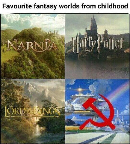 Favourite fantasy worlds from childhood