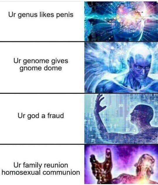 a genus likes penis 4 4 genome gives дпоте доте 2 god a fraud 3 family reunion homosexual communion