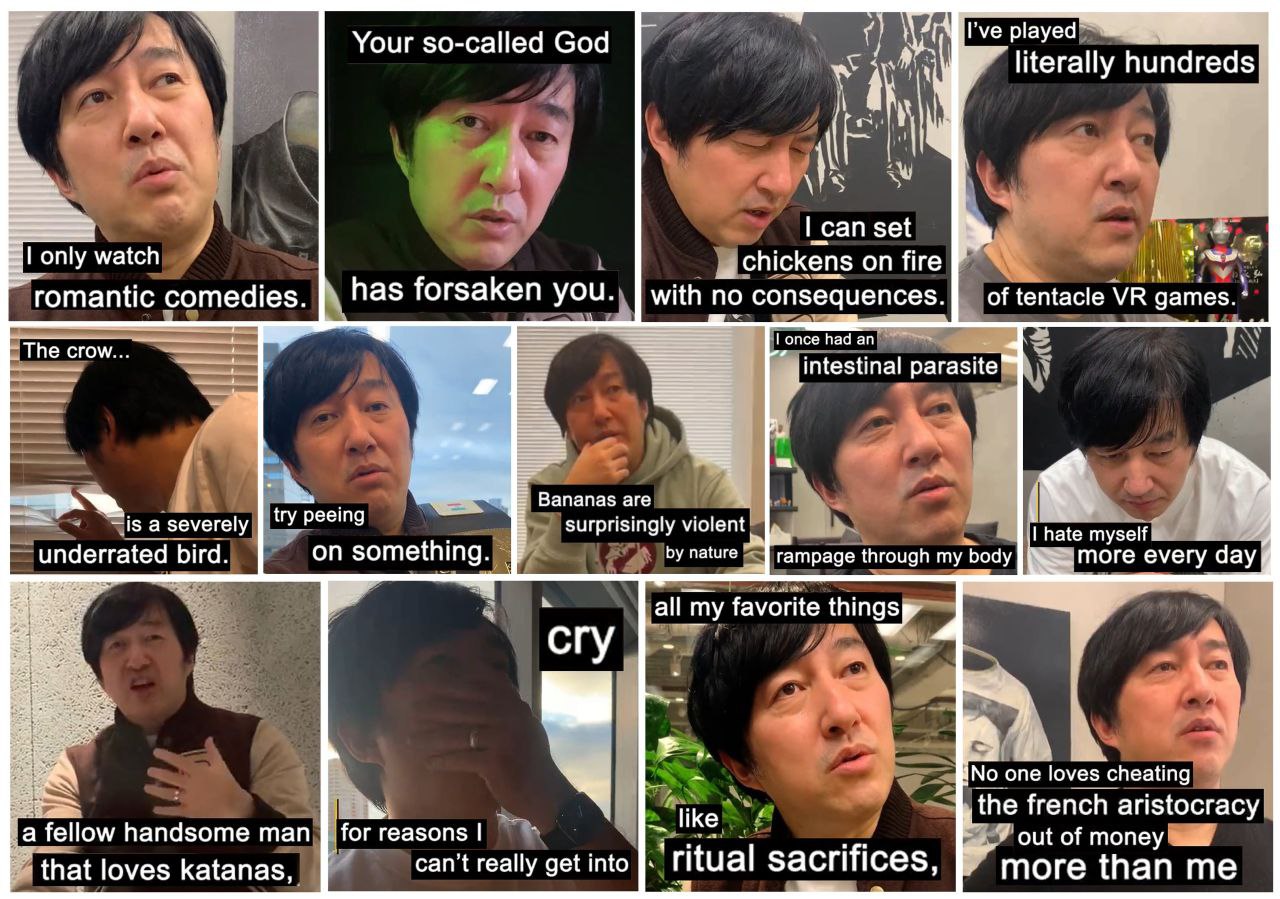 Suda really have his vibe..