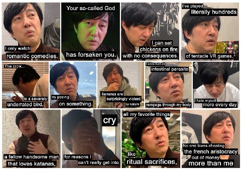 Suda really have his vibe..