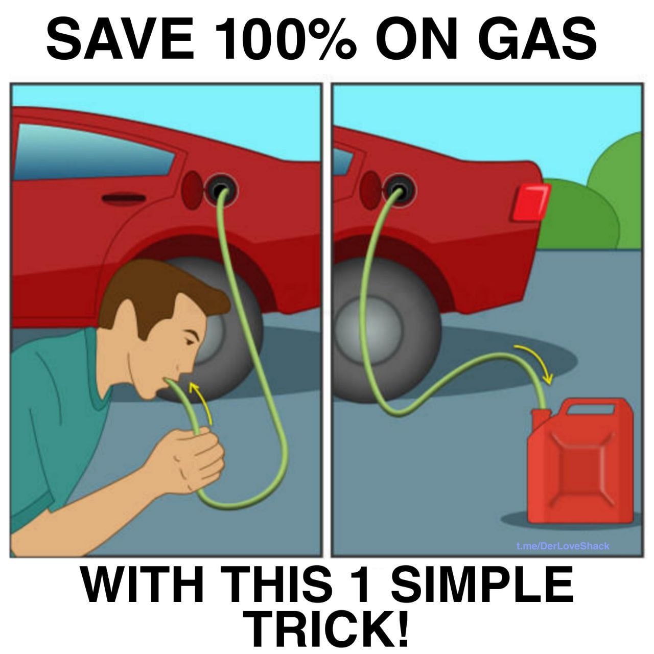 SAVE 100% ON GAS WITH THIS 1 SIMPLE TRICK!