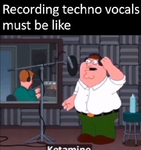 Recording techno vocals