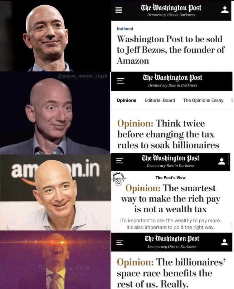 National Washington Post to be sold to Jeff Bezos, the founder of Amazon The Washington Post Demo Darkness Opinions Editorial Board The Opinions Essay Opinion: Think twice before changing the tax rule