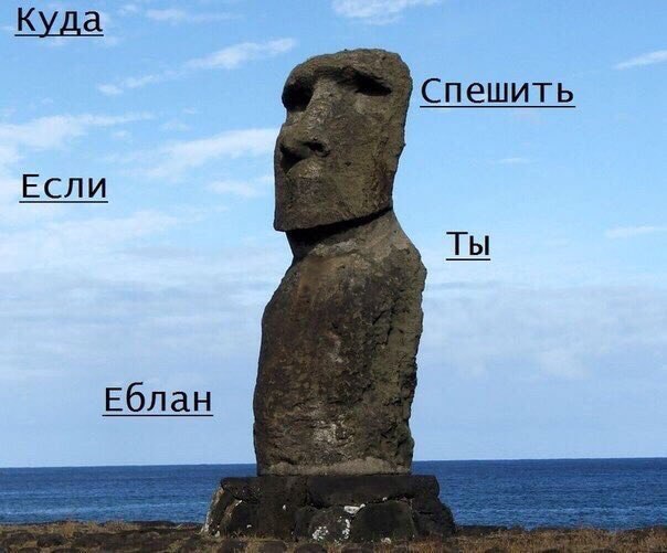 Куда Спешить ЕСЛИ ты Еблан