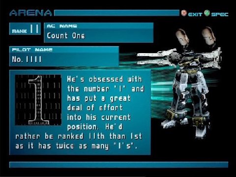 RANK МАМЕ Count One PILOT NAME No. He obsessed ШИН the number and has put a great deal of effort into his current position. He rather be ranked than Ist as it has twice as many