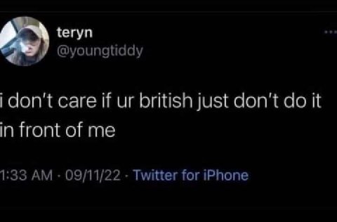 {егуп саге if british just don't it In front of me