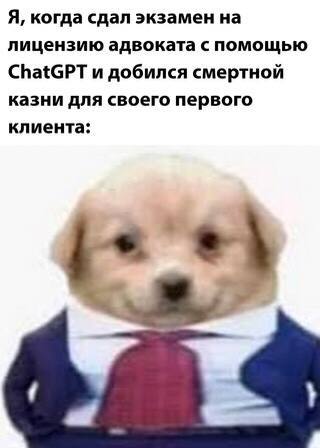 Я, когда сдал экзамен на лицензию адвоката с помощью ChatGPT и добился смертной казни для своего первого клиента: