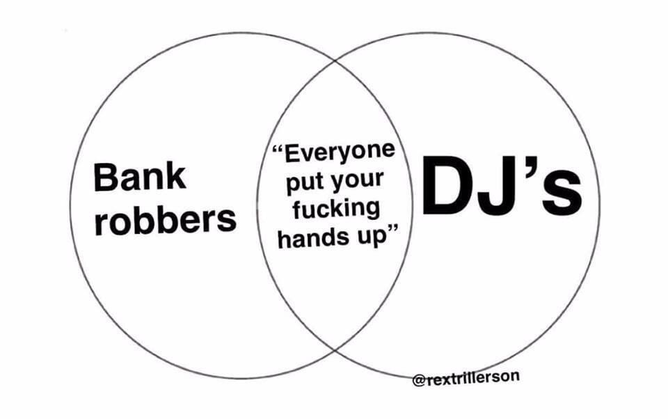 “Everyone Bank put your fucking robbers hands up” erson
