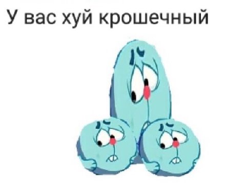 У вас хуй крошечный