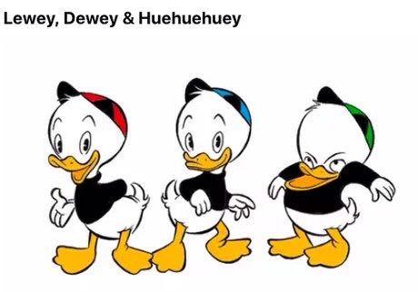 Lewey, Dewey Huehuehuey