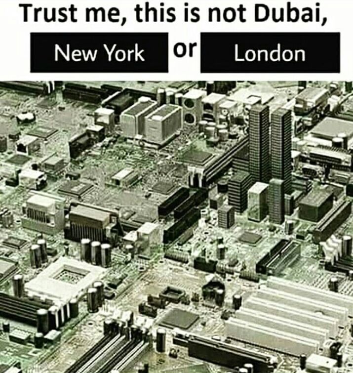 Trust me, this is not Dubai, New York [9] London 1, 5.