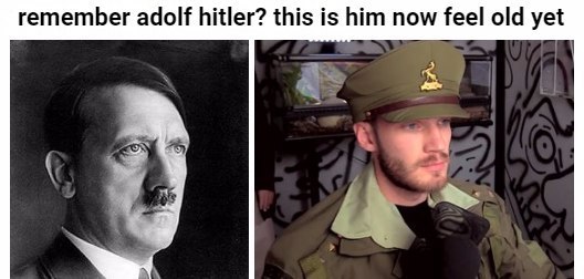 remember adolf hitler? this is him now feel old yet