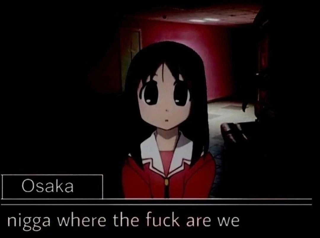 Osaka nigga where the fuck are we