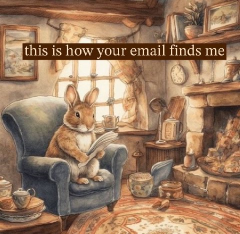 is how your email finds me
