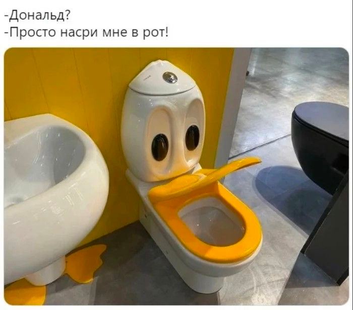 -Дональд? -Просто насри мне в рот!