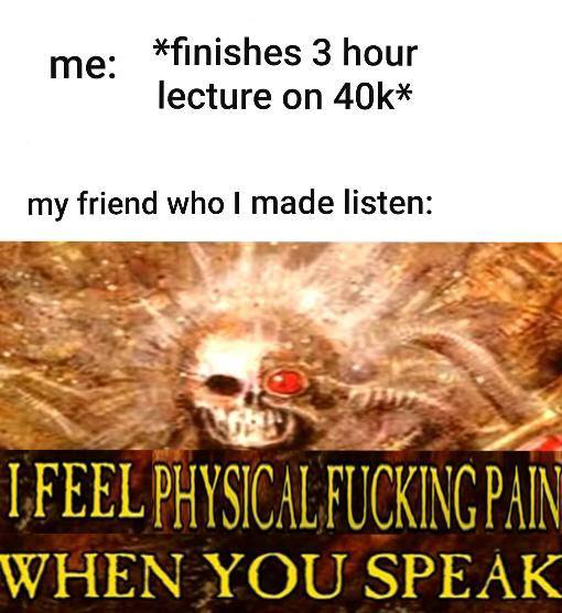 *finishes 3 hour lecture on my friend who made listen: i НЕМ SPEAK