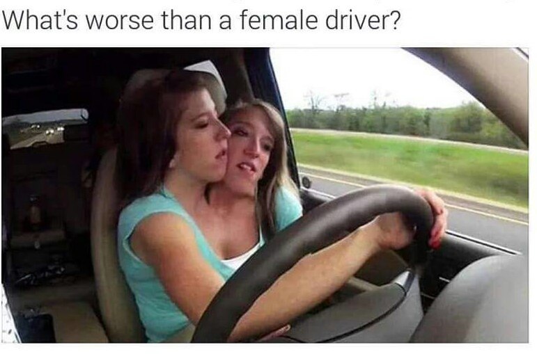 What's worse than a female driver?