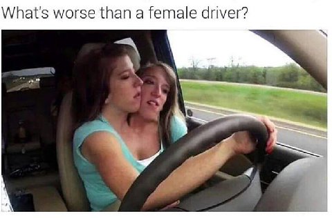 What's worse than a female driver?