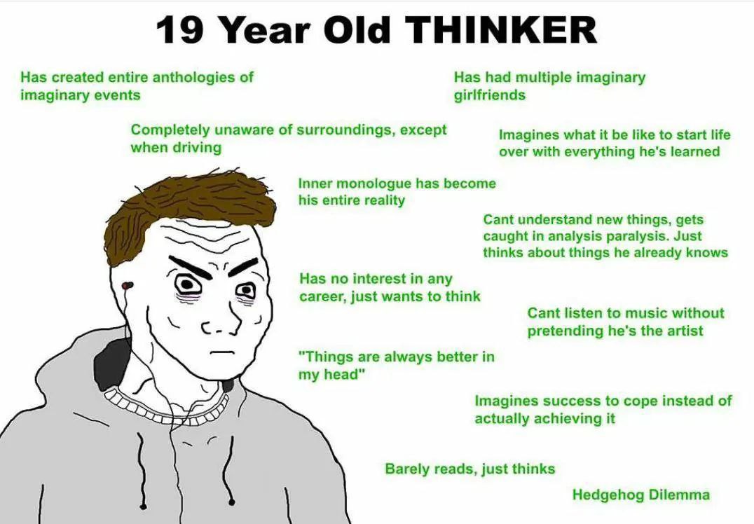 Has created entire anthologies of Has had multiple imaginary imaginary events girlfriends Completely unaware of surroundings, except what it be like to start life when driving over with everything he'