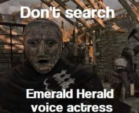 Don't search Emerald Herald voice