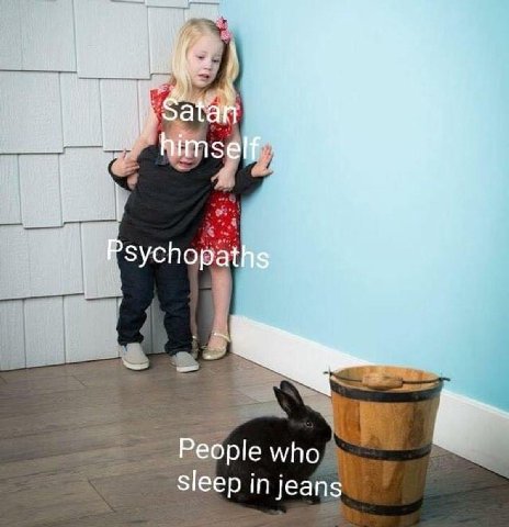 sychopat People whof in jeans