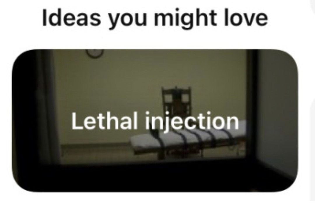 Ideas you might love Lethal injection