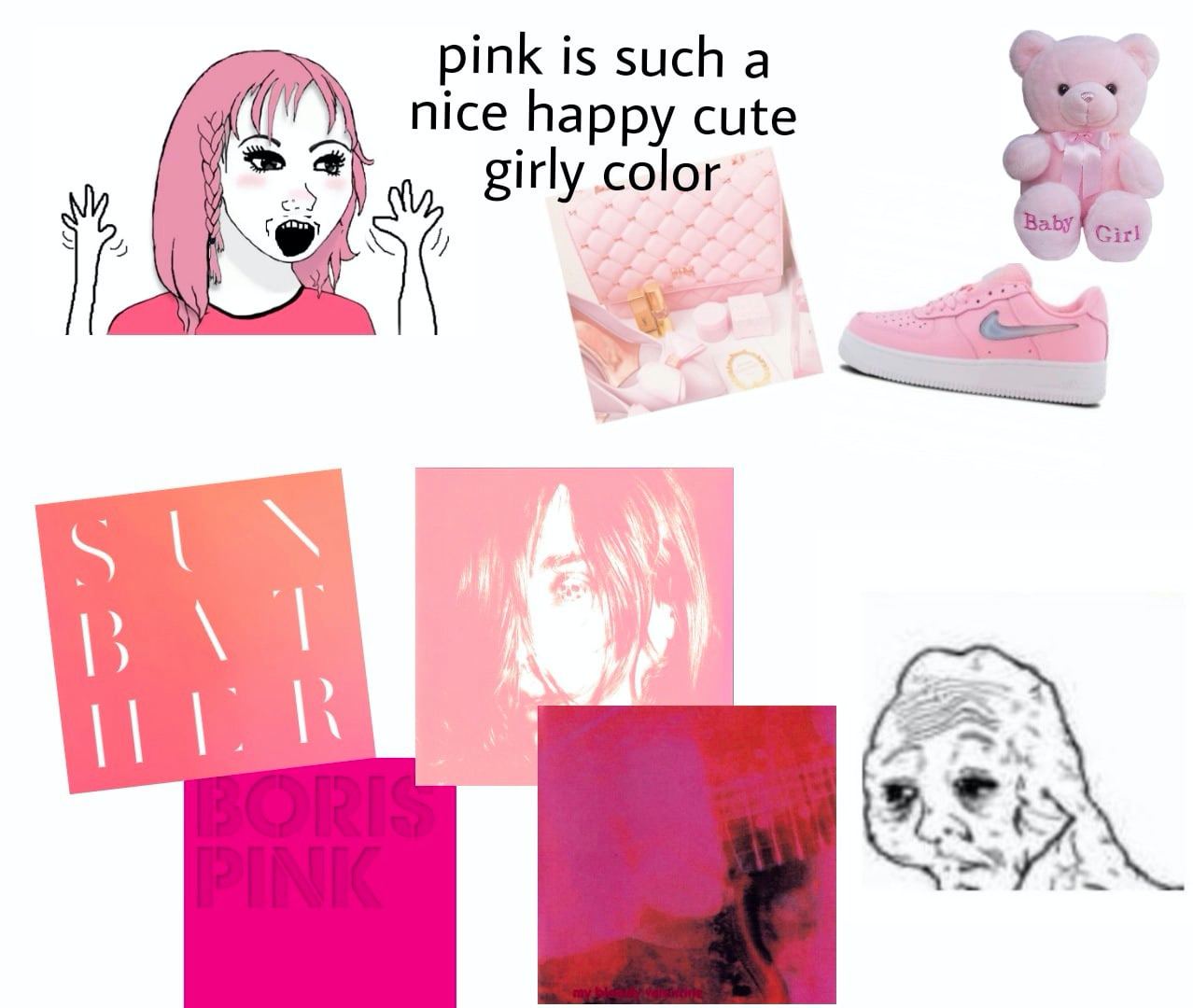 pink is such а nice happy cute girly
