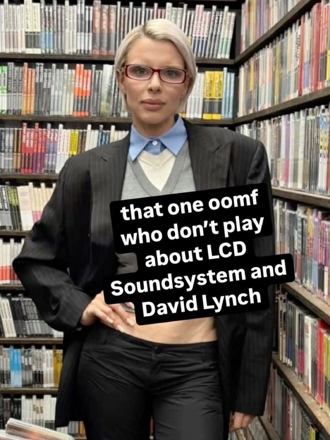 i that one who don't play about LCD soundsystem and David Lynch