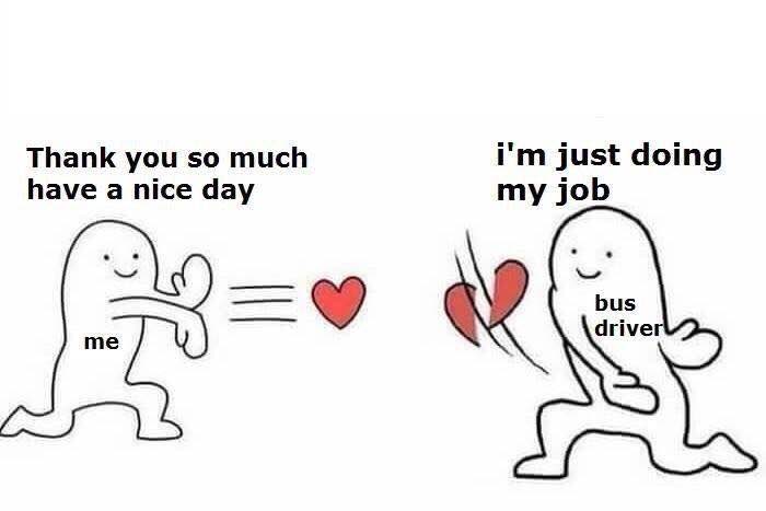Thank you so much just doing have a nice day my job