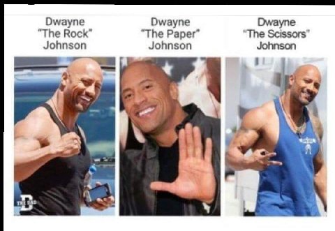 Dwayne Dwayne Dwayne “The Воск” “The Paper” The Scissors” Johnson Johnson Johnson 9 TRE