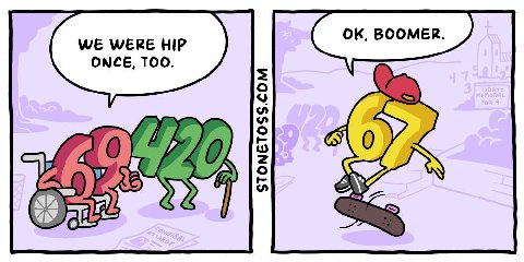WE WERE HIP ONCE, TOO. о 2 |5