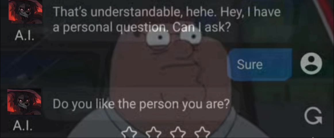 Al 2 personal questiag, apy ask?